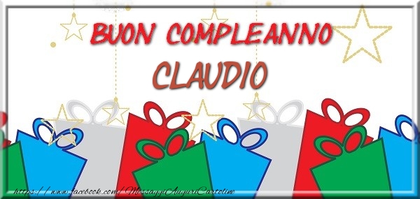 Cartoline di compleanno - Regalo | Buon compleanno Claudio