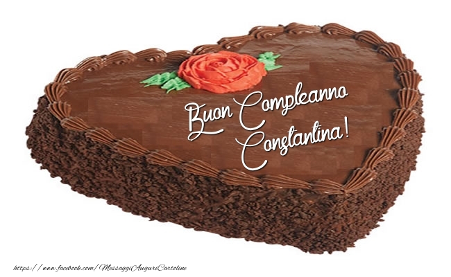 Cartoline di compleanno -  Torta Buon Compleanno Constantina!