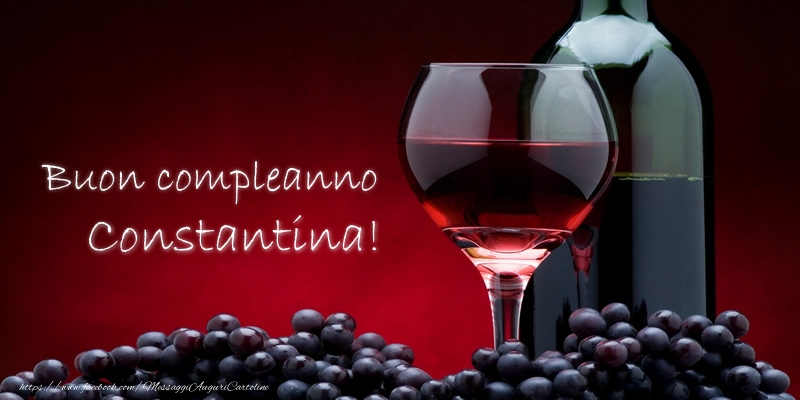 Cartoline di compleanno - Champagne | Buon compleanno Constantina!