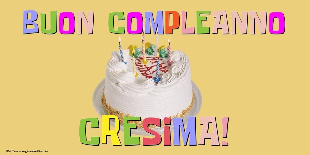 Cartoline di compleanno - Torta | Buon Compleanno Cresima!