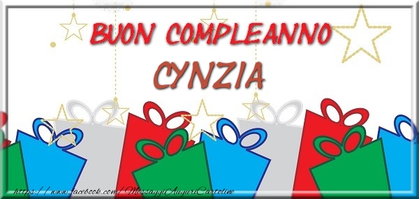 Cartoline di compleanno - Regalo | Buon compleanno Cynzia