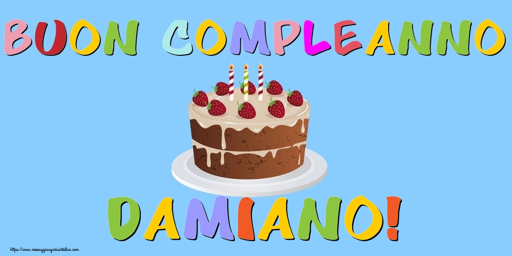Cartoline di compleanno - Buon Compleanno Damiano!