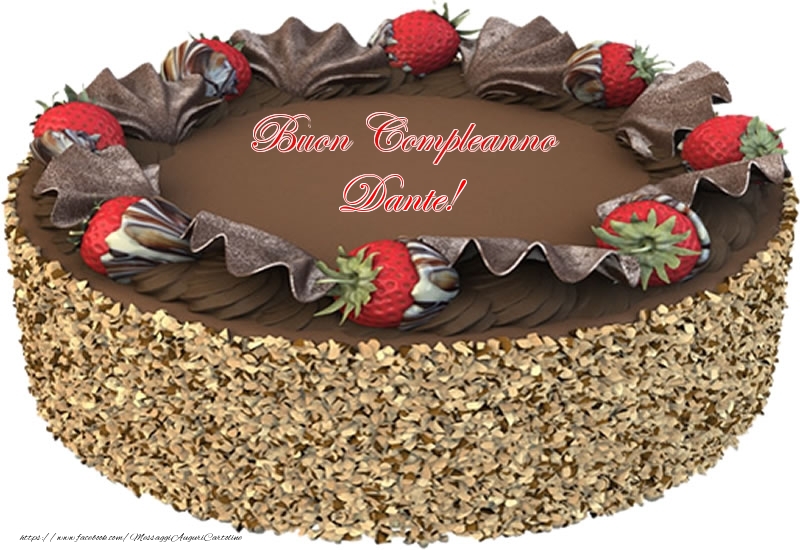 Cartoline di compleanno - Torta | Buon Compleanno Dante!