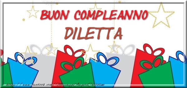 Cartoline di compleanno - Buon compleanno Diletta