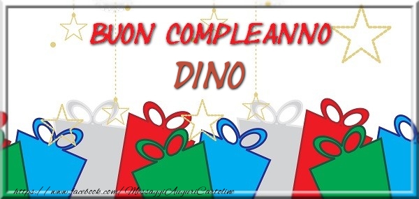 Cartoline di compleanno - Buon compleanno Dino
