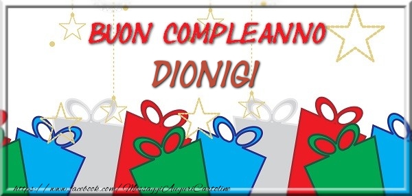 Cartoline di compleanno - Buon compleanno Dionigi
