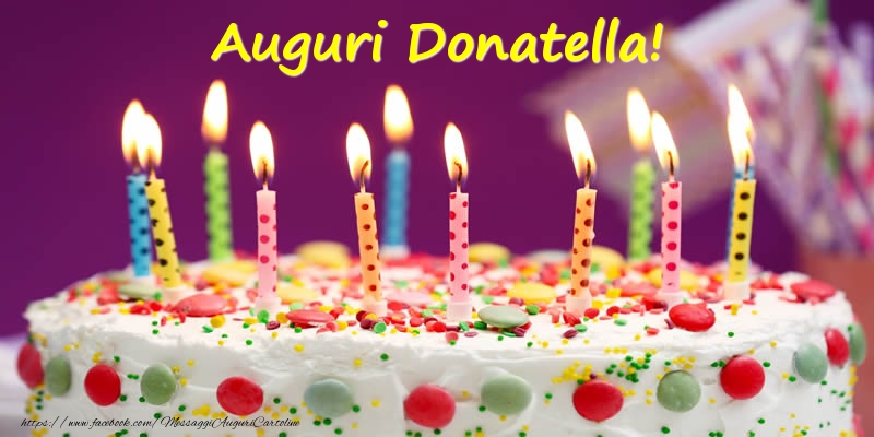 Cartoline di compleanno - Auguri Donatella!