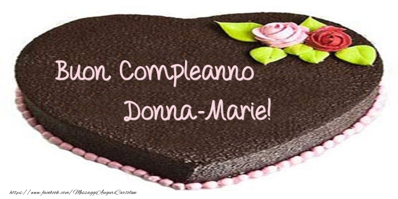 Cartoline di compleanno -  Torta di Buon compleanno Donna-Marie!