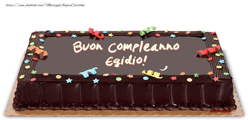 Cartoline di compleanno -  Torta di compleanno per Egidio!