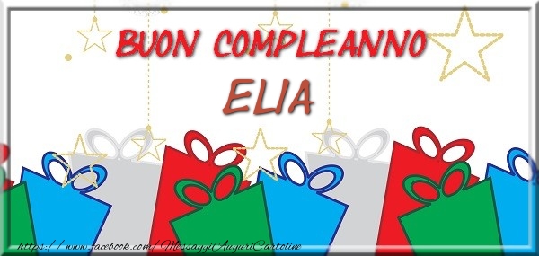 Cartoline di compleanno - Buon compleanno Elia