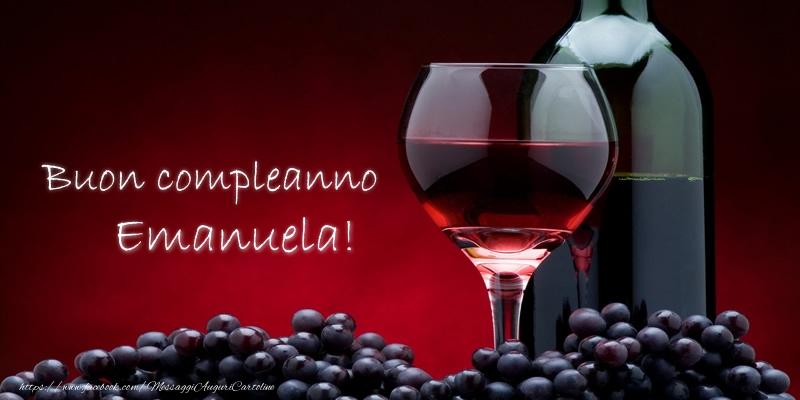 Cartoline di compleanno - Champagne | Buon compleanno Emanuela!