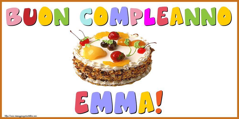 Cartoline di compleanno - Buon Compleanno Emma!