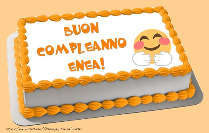 Cartoline di compleanno - Torta Buon Compleanno Enea!