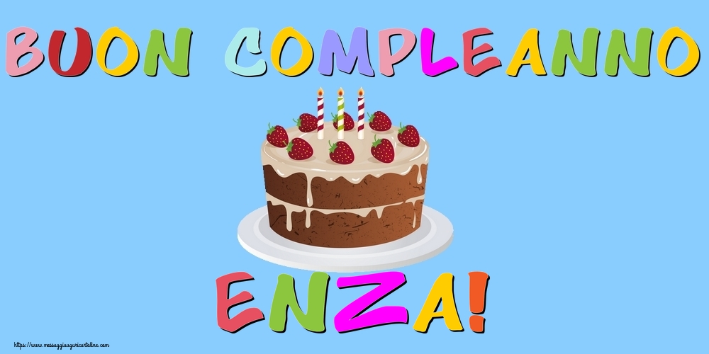 Cartoline di compleanno - Buon Compleanno Enza!