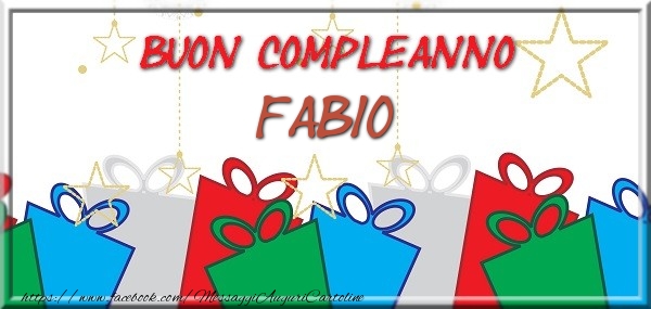 Cartoline di compleanno - Buon compleanno Fabio