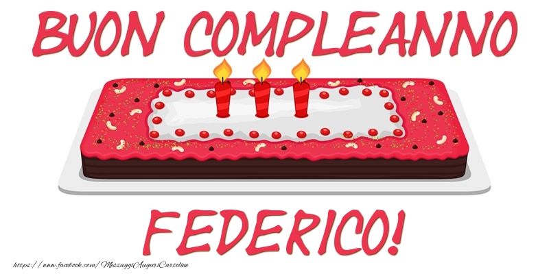 Cartoline di compleanno - Buon Compleanno Federico!