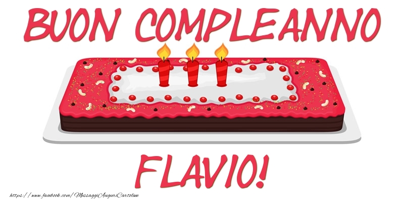 Cartoline di compleanno - Buon Compleanno Flavio!