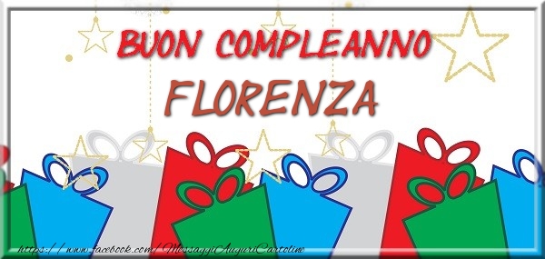 Cartoline di compleanno - Buon compleanno Florenza
