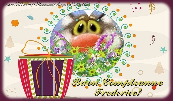 Cartoline di compleanno - Buon Compleanno Frederico