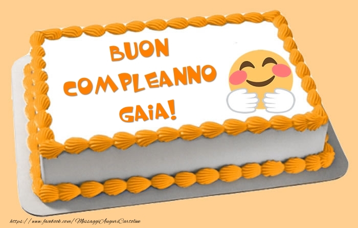 Cartoline di compleanno -  Torta Buon Compleanno Gaia!