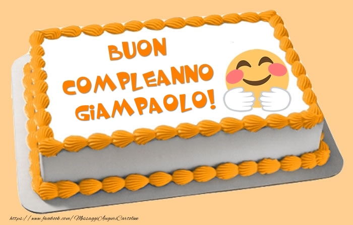 Cartoline di compleanno -  Torta Buon Compleanno Giampaolo!