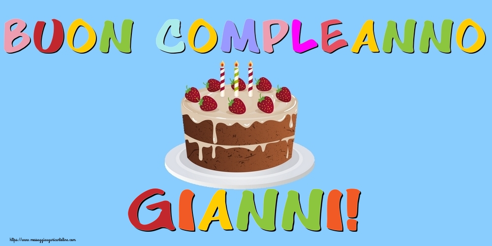 Cartoline di compleanno - Buon Compleanno Gianni!