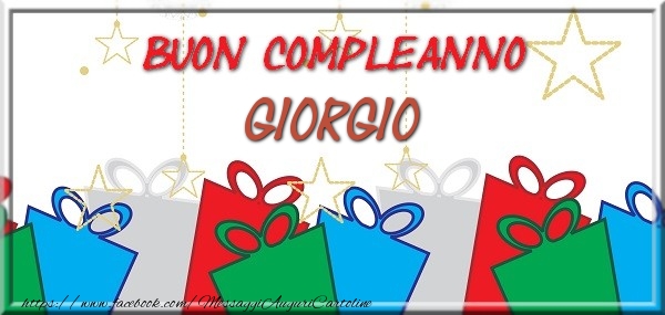Cartoline di compleanno - Buon compleanno Giorgio