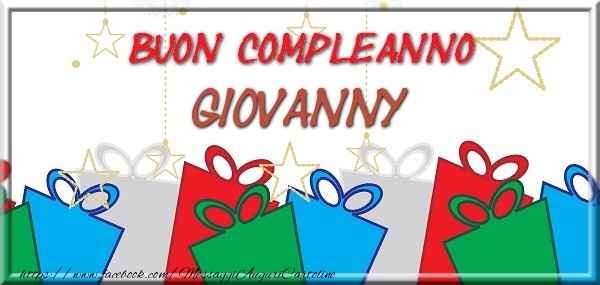 Cartoline di compleanno - Buon compleanno Giovanny
