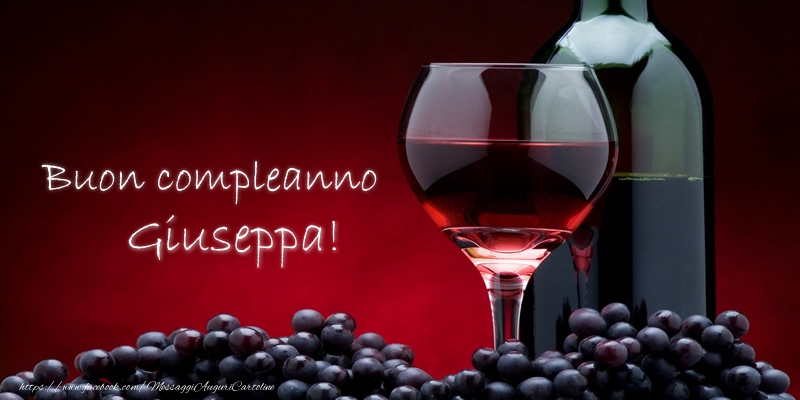 Cartoline di compleanno - Champagne | Buon compleanno Giuseppa!