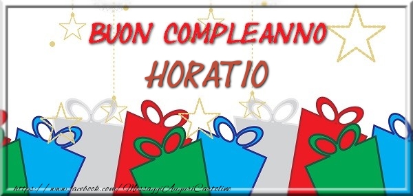 Cartoline di compleanno - Buon compleanno Horatio