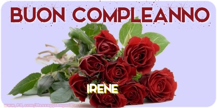 Cartoline di compleanno - Buon compleanno Irene