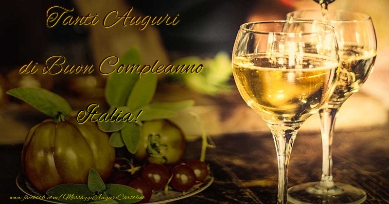 Cartoline di compleanno - Champagne | Tanti Auguri di Buon Compleanno Italia