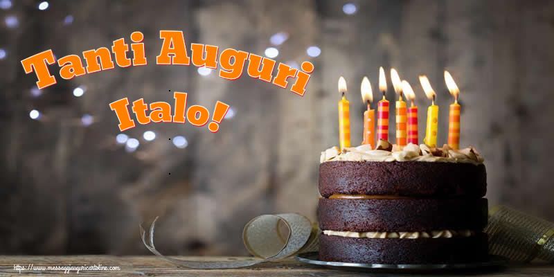 Cartoline di compleanno - Torta | Tanti Auguri Italo!