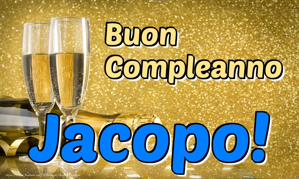 Cartoline di compleanno - Buon Compleanno Jacopo!