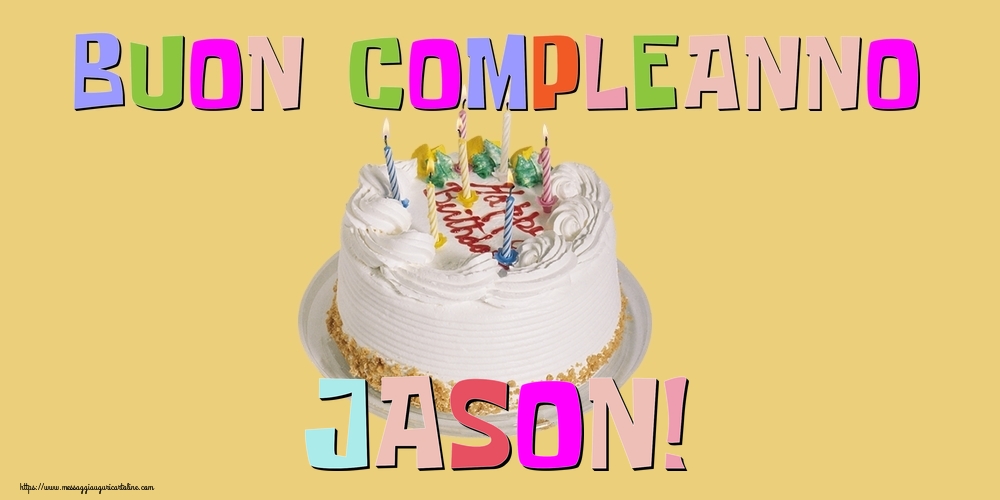 Cartoline di compleanno - Buon Compleanno Jason!