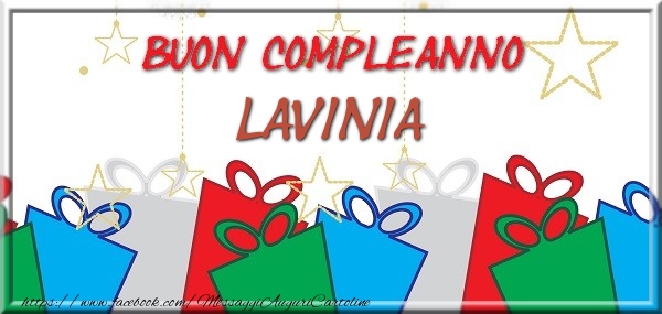Cartoline di compleanno - Regalo | Buon compleanno Lavinia