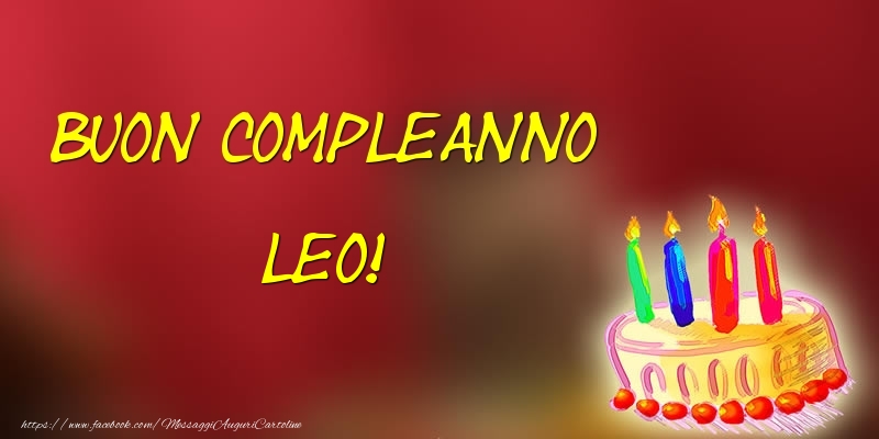 Cartoline di compleanno - Buon Compleanno Leo!