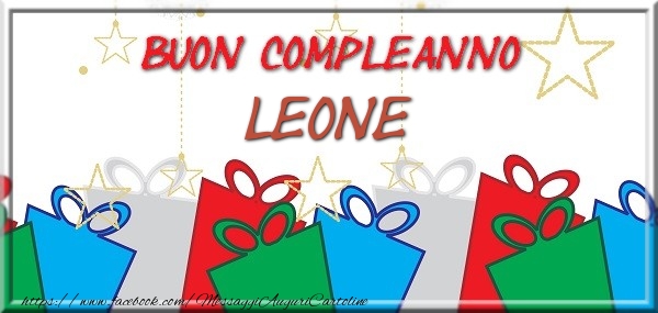 Cartoline di compleanno - Buon compleanno Leone