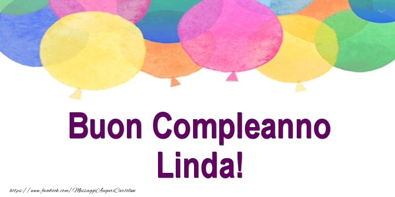  Cartoline di compleanno - Palloncini | Buon Compleanno Linda!
