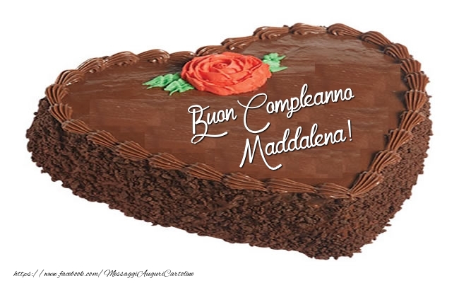Cartoline di compleanno -  Torta Buon Compleanno Maddalena!