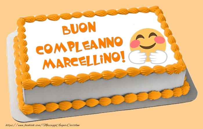 Cartoline di compleanno -  Torta Buon Compleanno Marcellino!