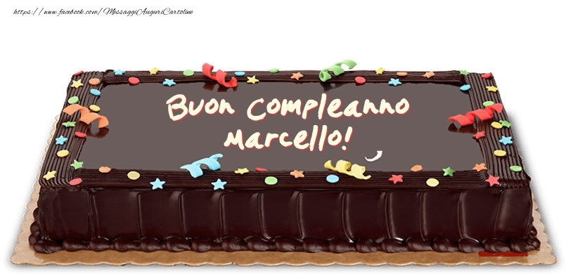 Cartoline di compleanno -  Torta di compleanno per Marcello!