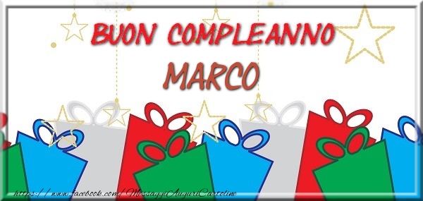  Cartoline di compleanno - Regalo | Buon compleanno Marco