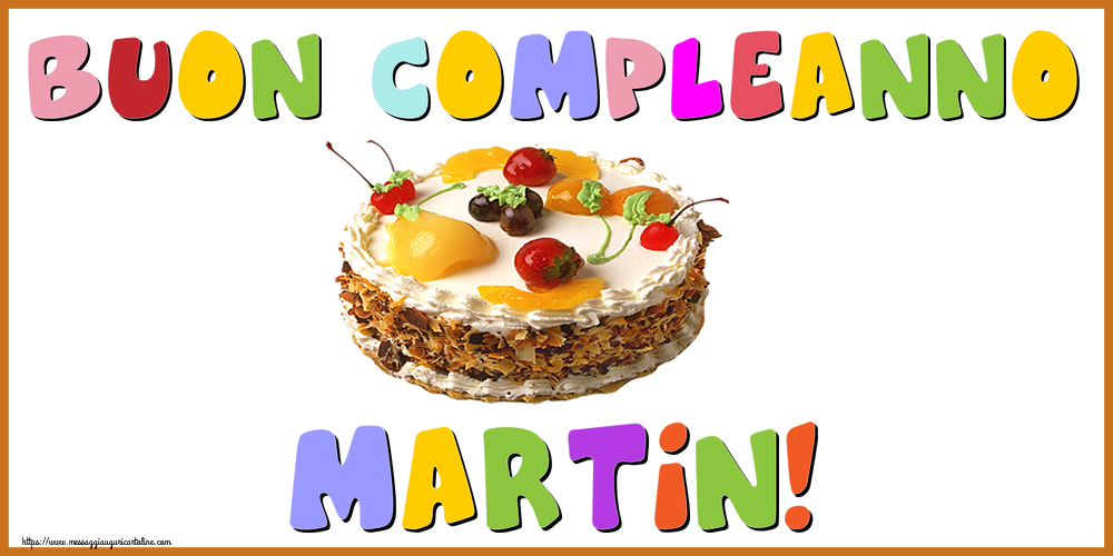 Cartoline di compleanno - Buon Compleanno Martin!