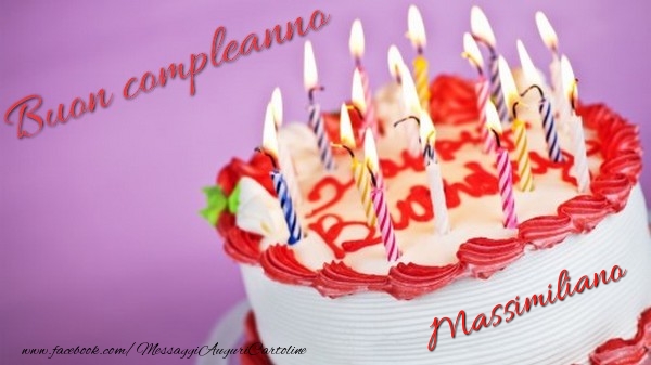  Cartoline di compleanno - Torta | Buon compleanno, Massimiliano!