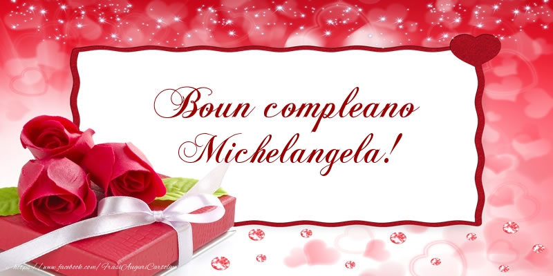 Cartoline di compleanno - Boun compleano Michelangela!