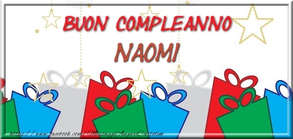  Cartoline di compleanno - Regalo | Buon compleanno Naomi