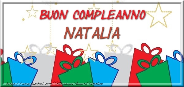 Cartoline di compleanno - Buon compleanno Natalia