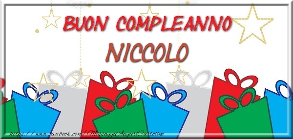 Cartoline di compleanno - Regalo | Buon compleanno Niccolo