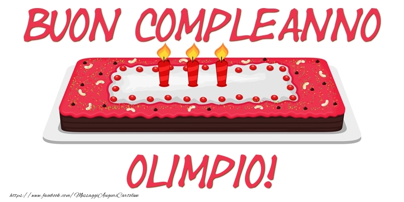 Cartoline di compleanno - Buon Compleanno Olimpio!